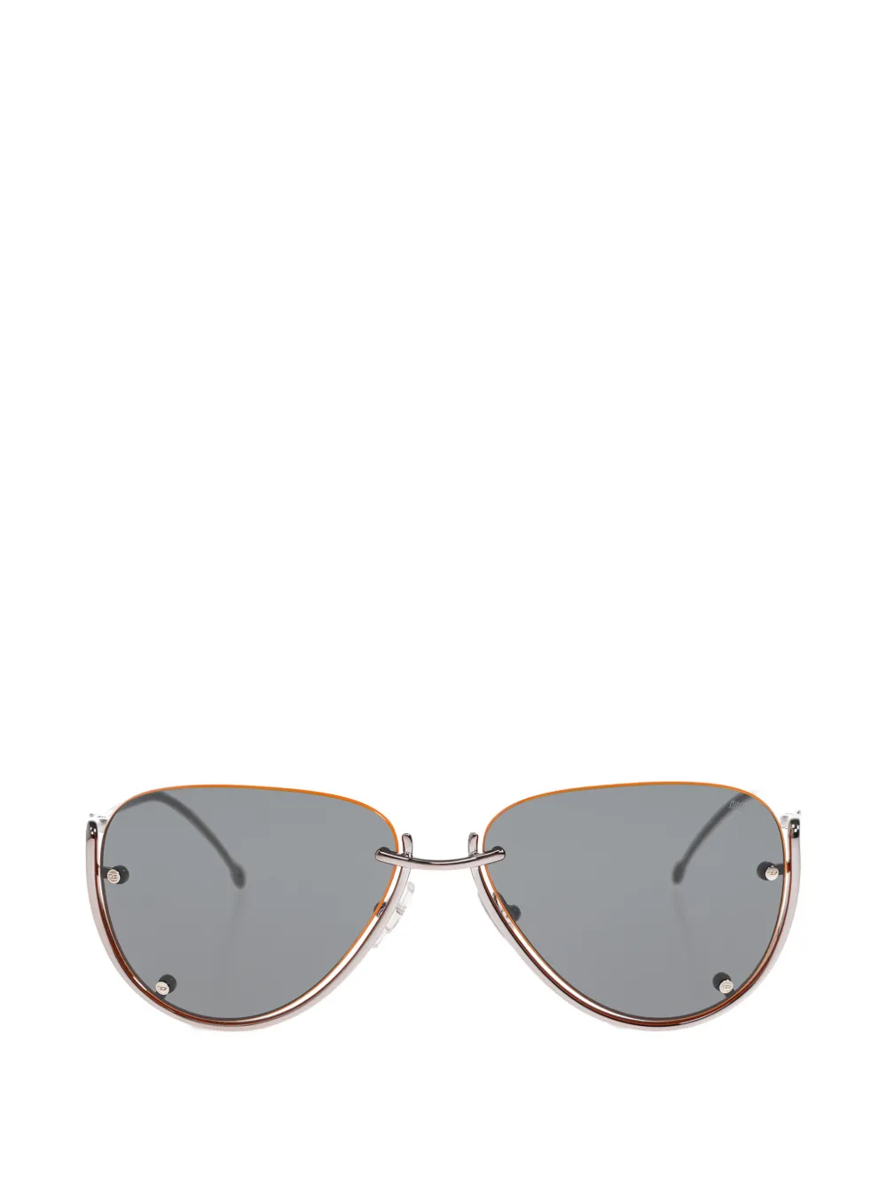 Diesel pilot rimless sunglasses - Argento