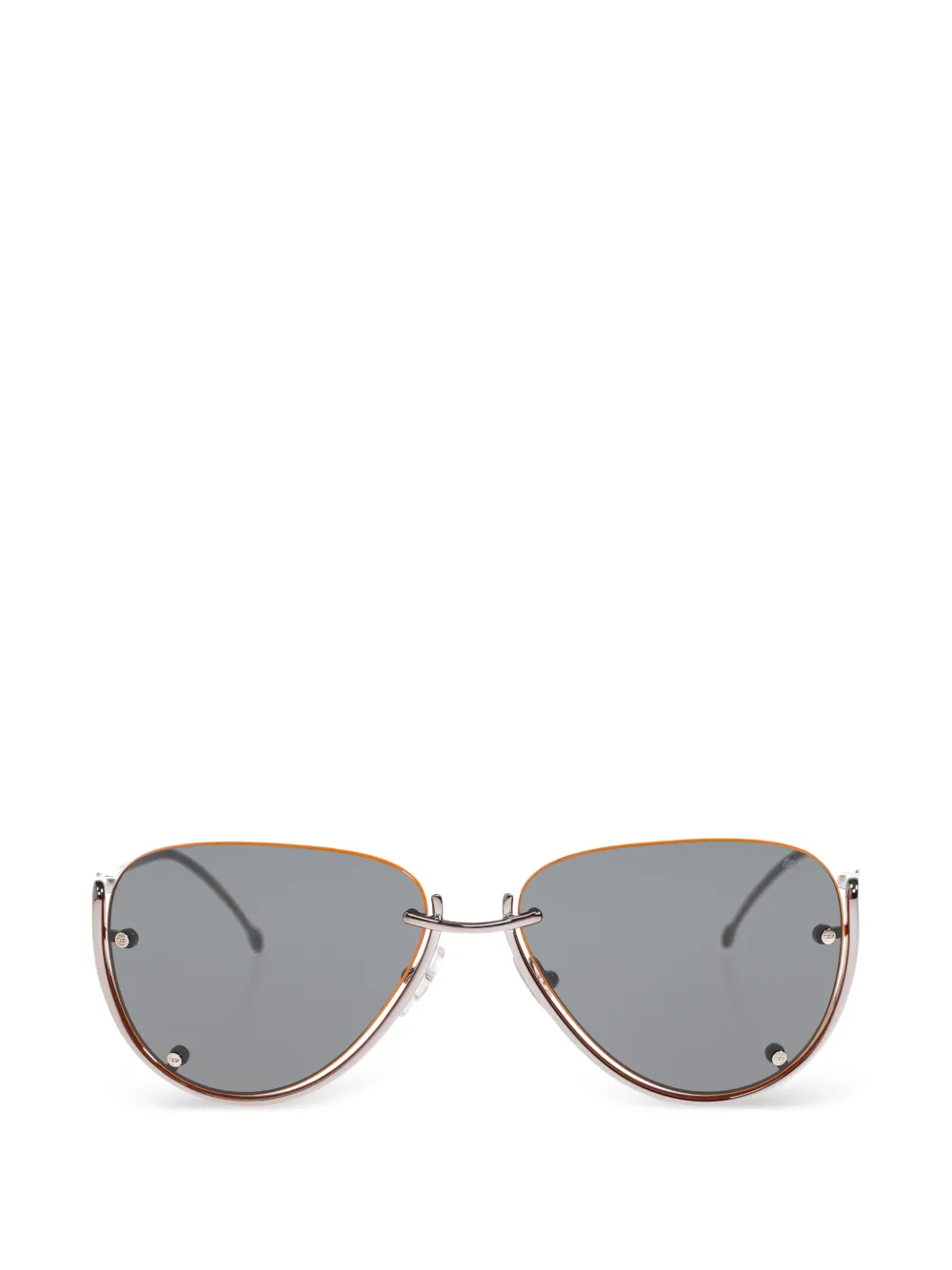 Diesel pilot rimless sunglasses - Argento