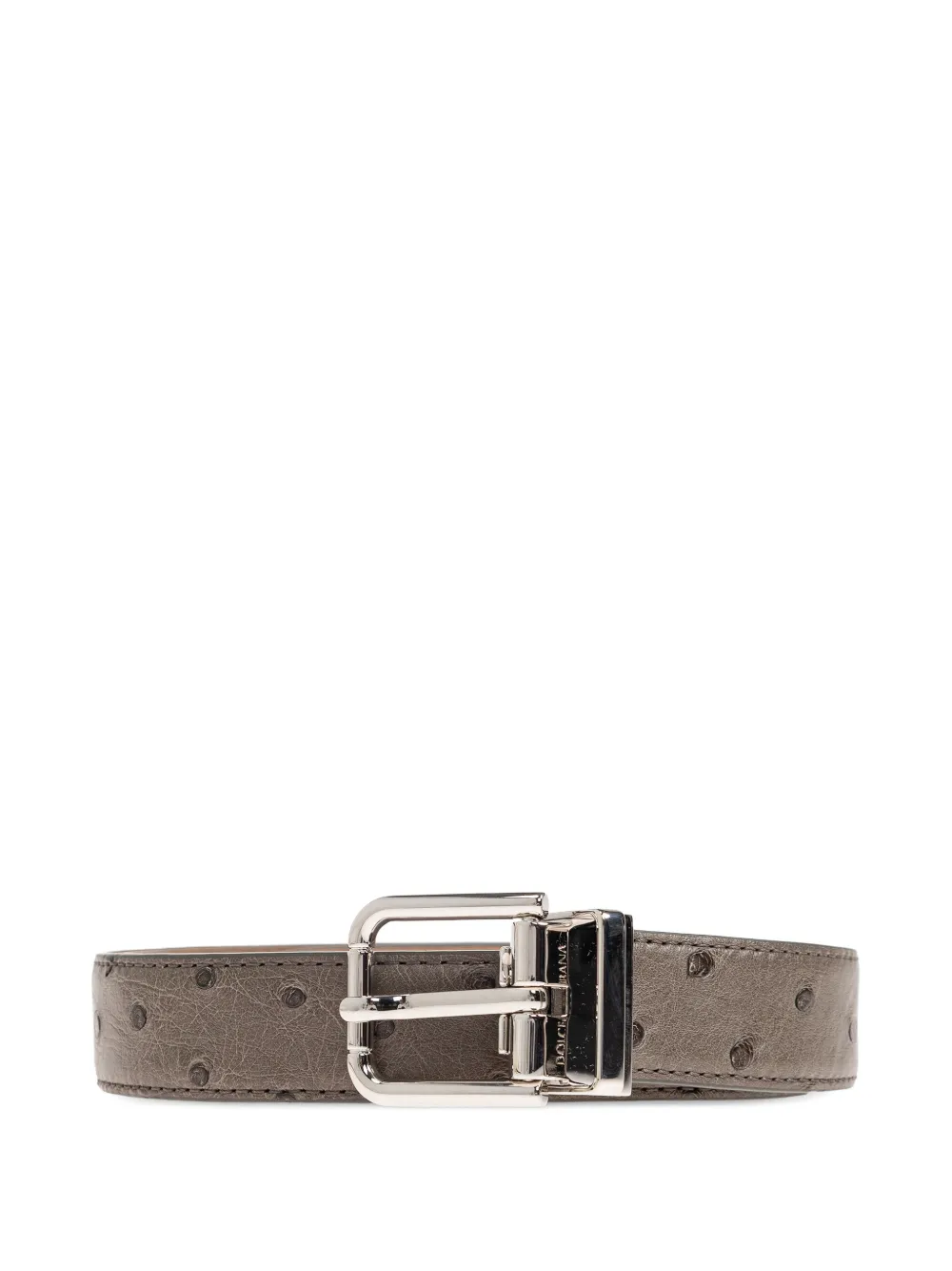 Dolce & Gabbana textured reversible belt - Grigio