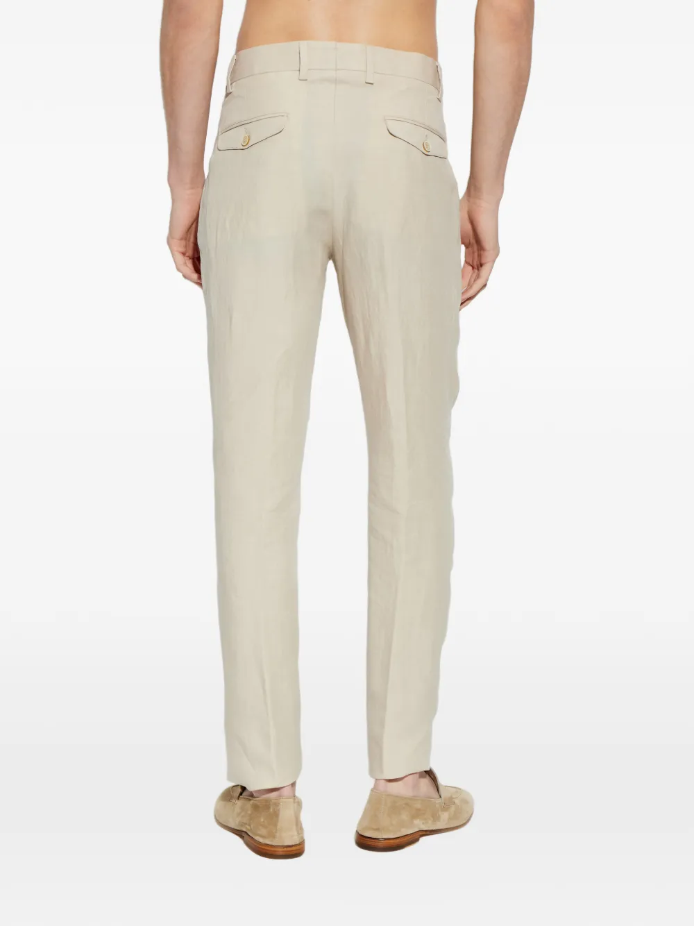 Eleventy Plooibroek Beige