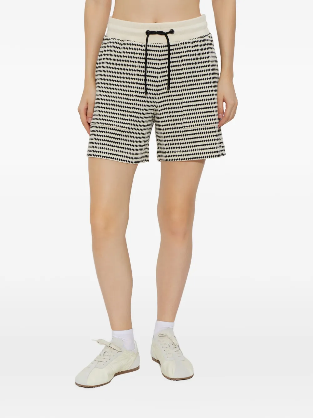  Bogner Steena Drawstring Patterned Shorts - Neutrals 