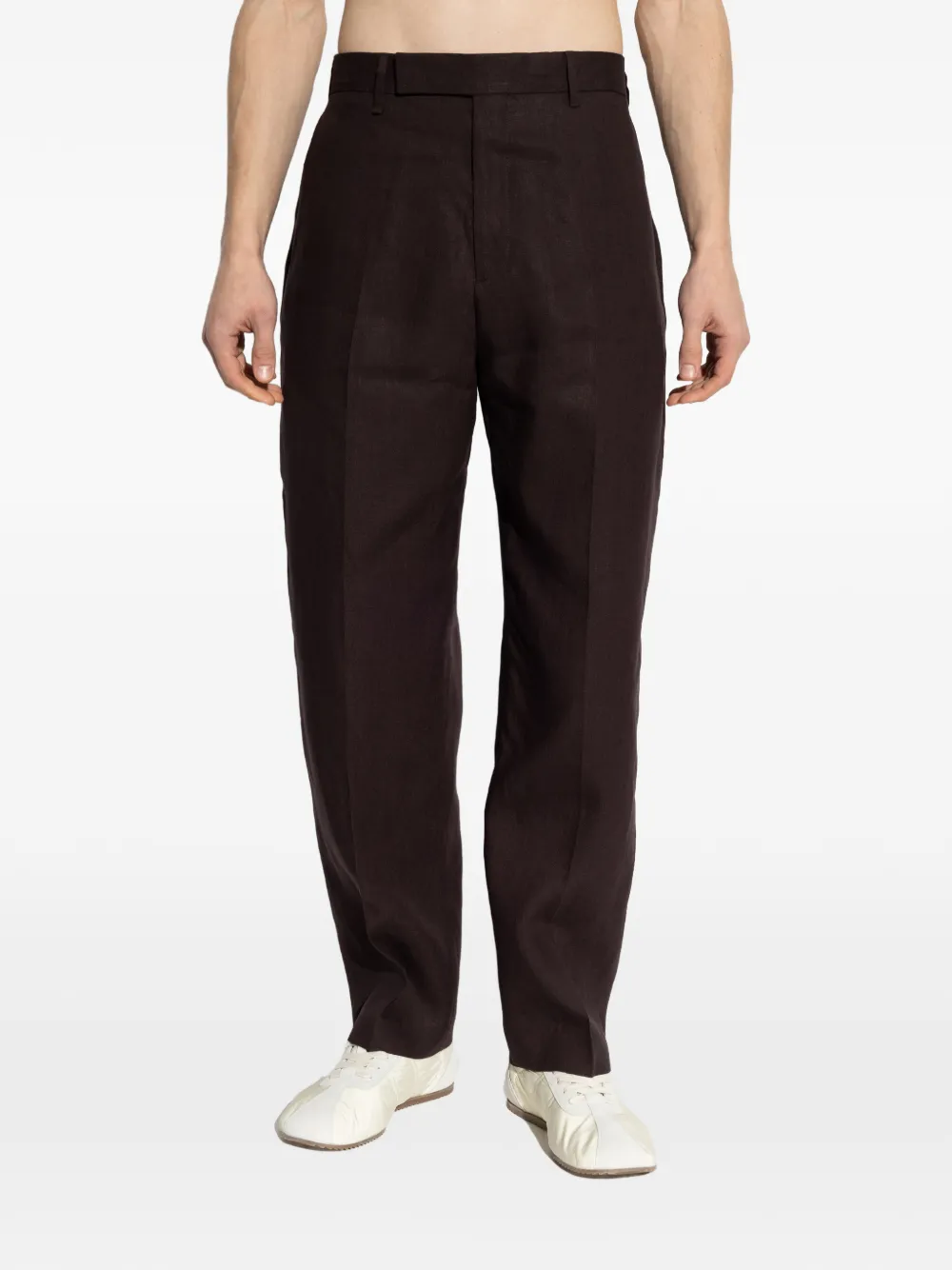  Paul Smith Front Slit Trousers - Brown 