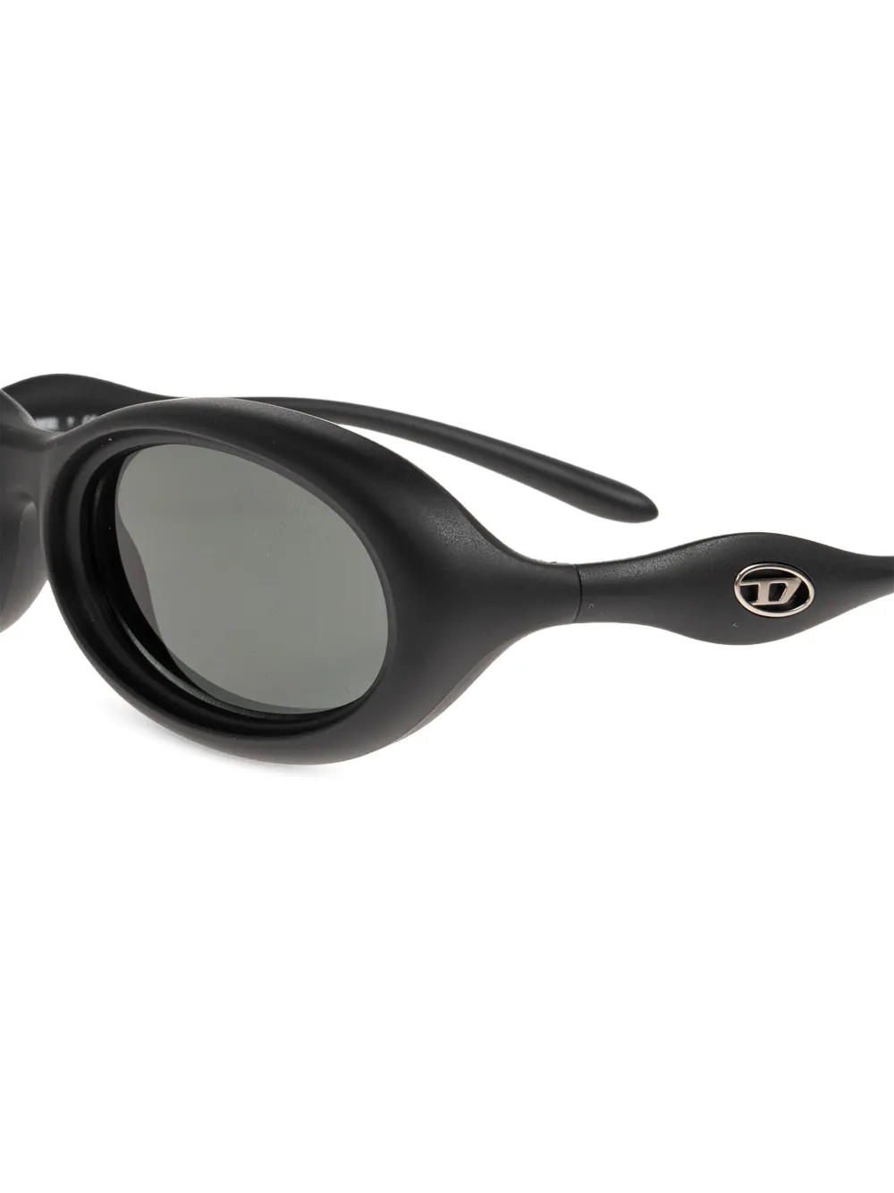  Diesel Oval-frame Sunglasses - Black 