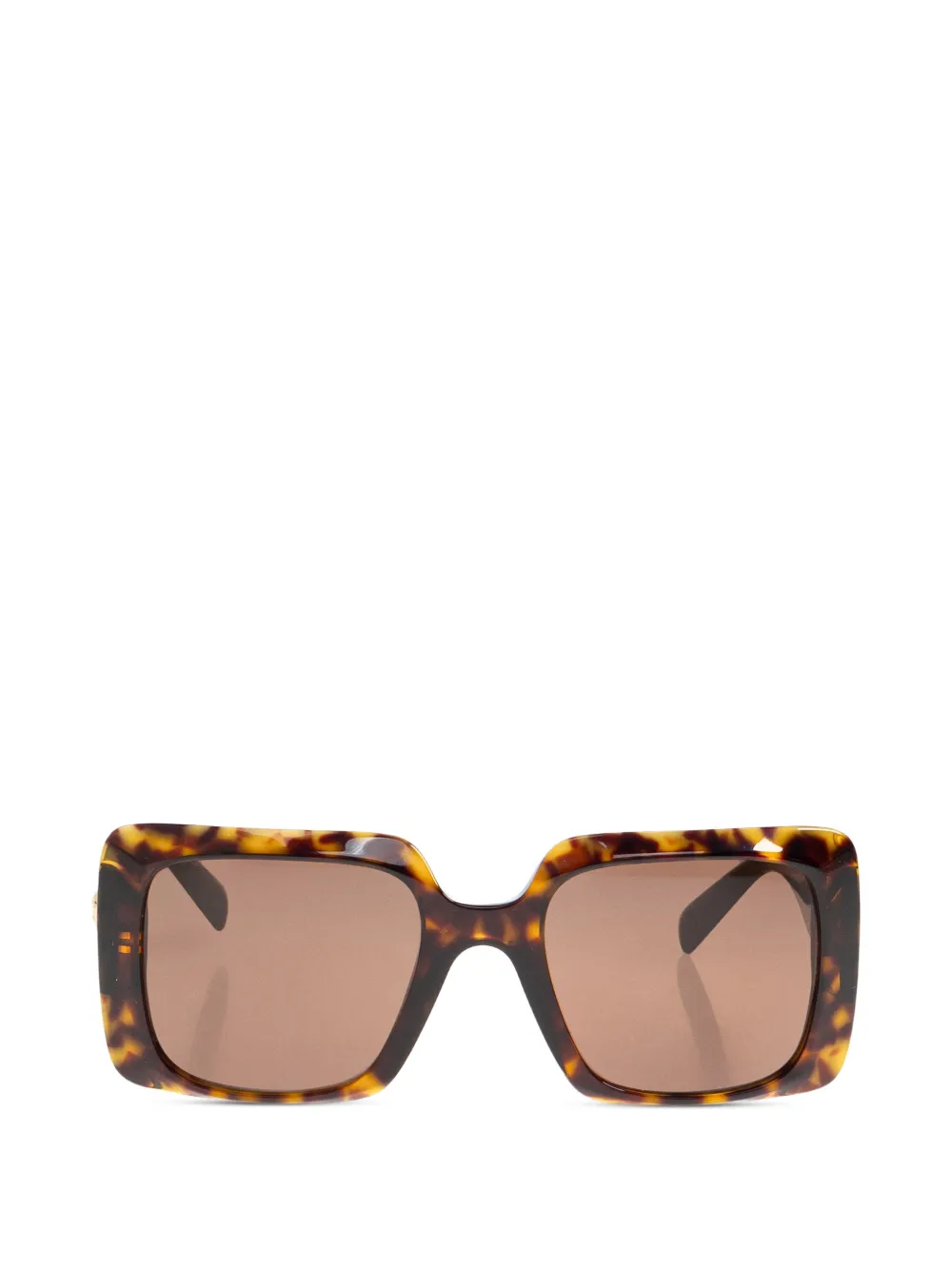 Versace Medusa Head-plaque sunglasses - Marrone