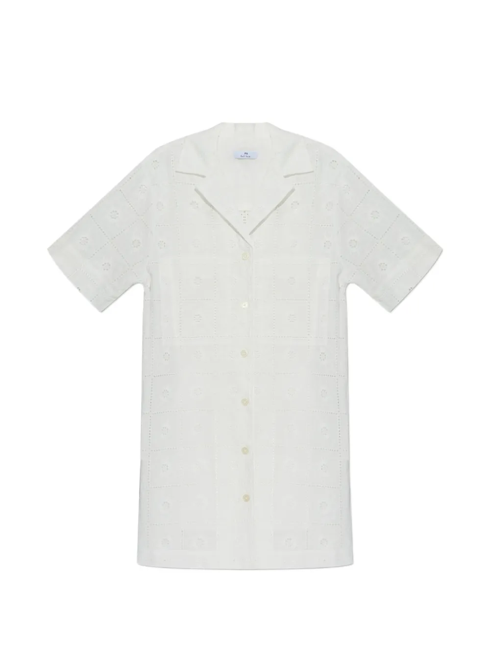 PS Paul Smith button-up mini dress - Bianco