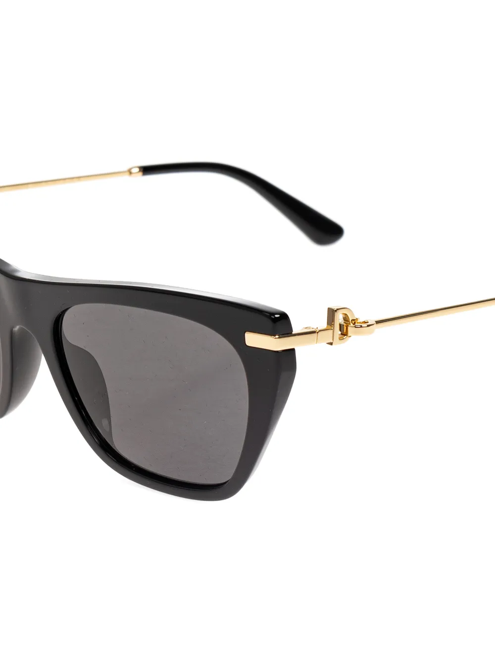 Dolce & Gabbana Eyewear Zonnebril met cat-eye montuur Zwart