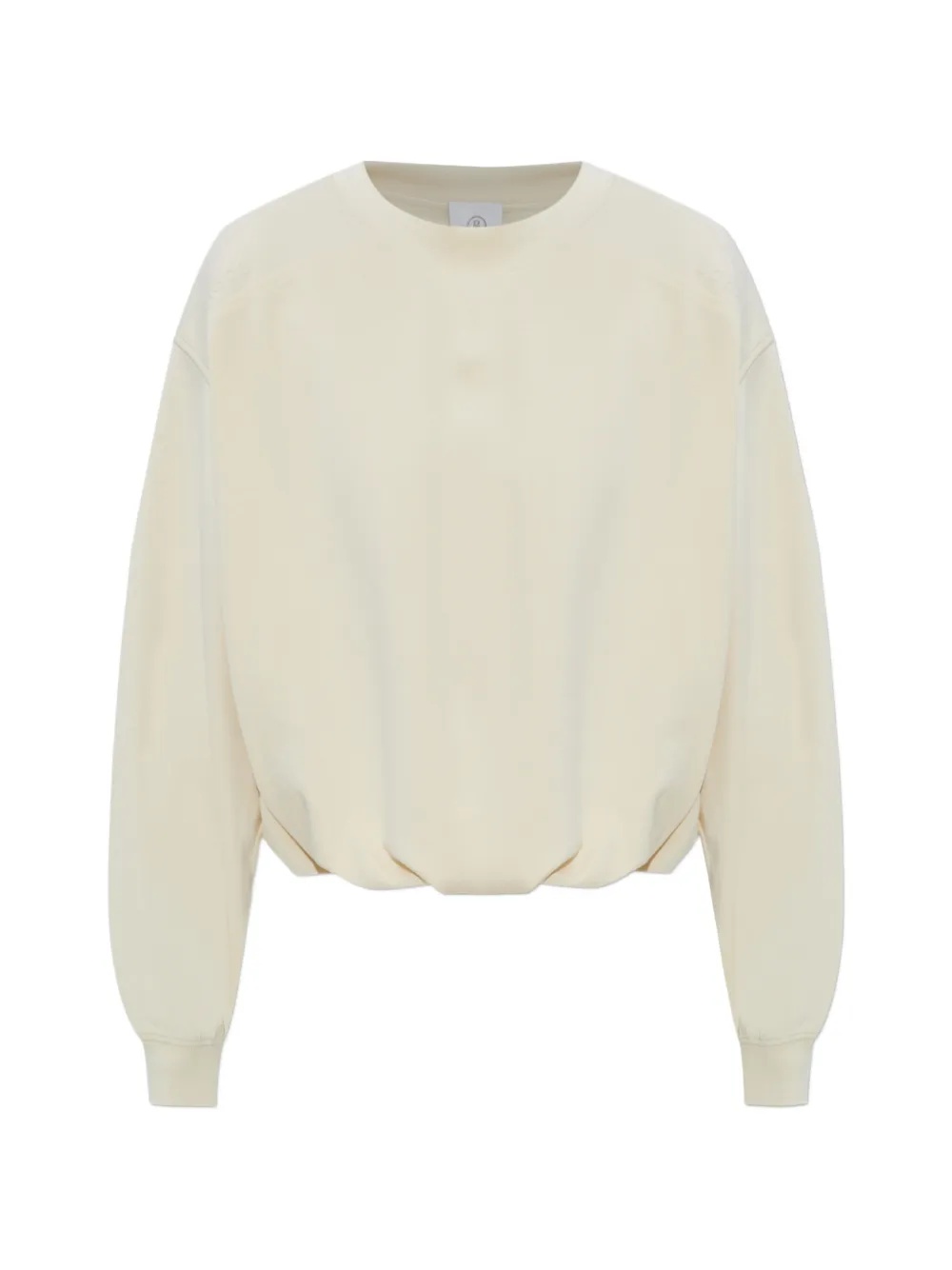 BOGNER Chloe embossed crewneck sweatshirt - Toni neutri