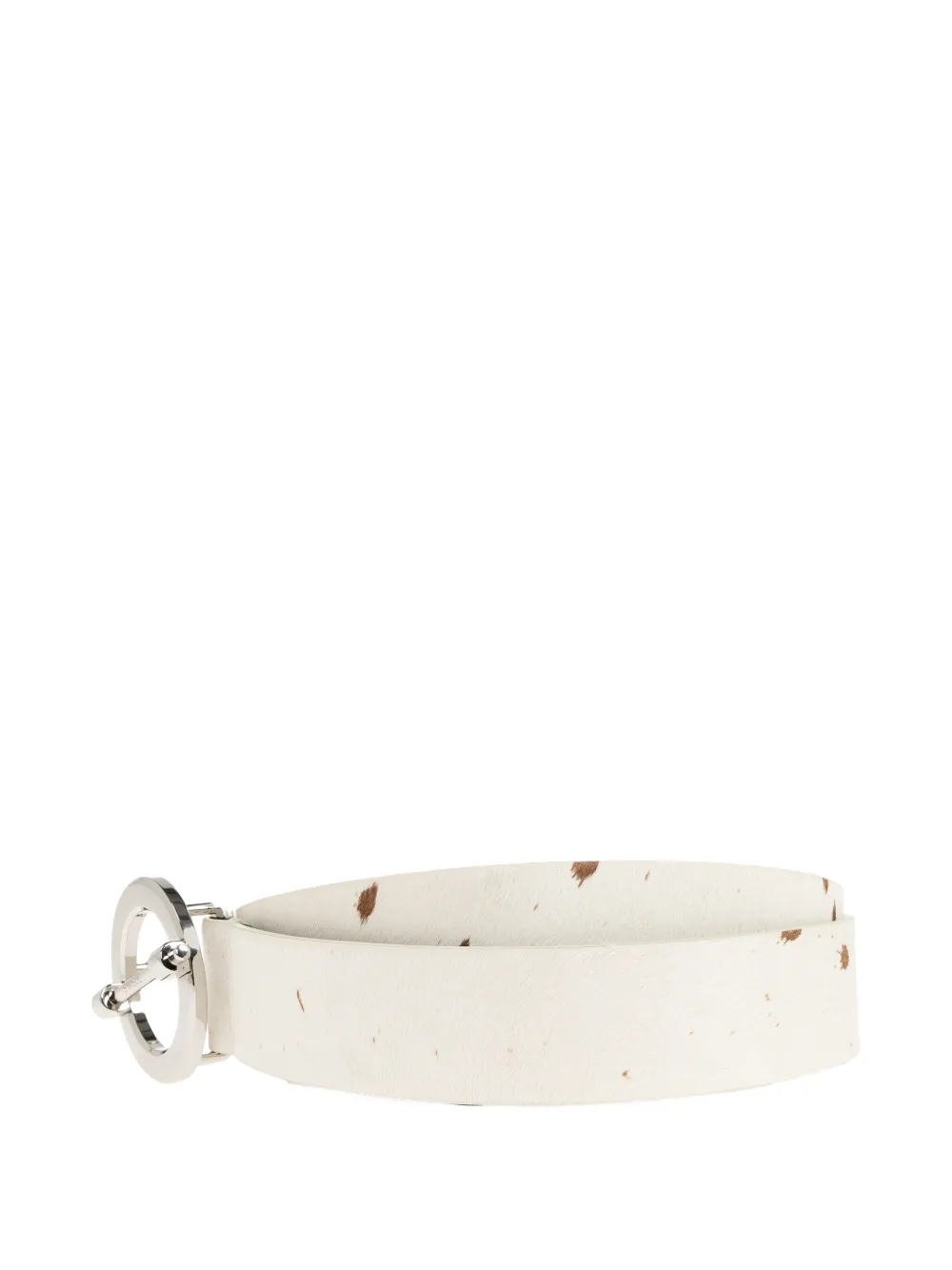  Samsoe Samsoe Circle-buckle Dotted Belt - Neutrals 