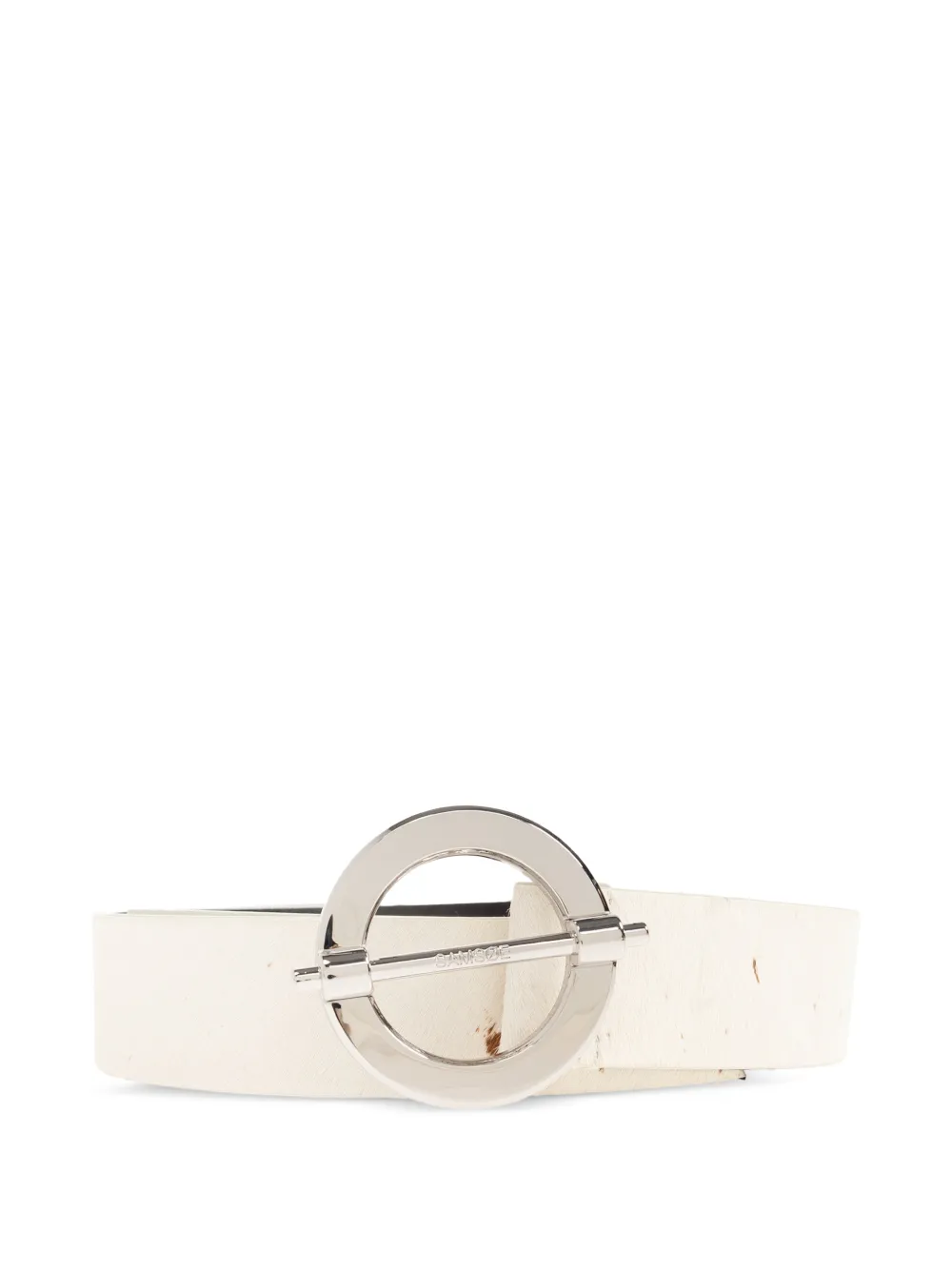 SAMSOE SAMSOE circle-buckle dotted belt - Toni neutri