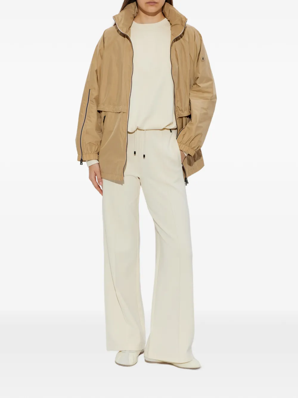  Bogner Noelle Zip Coat - Neutrals 