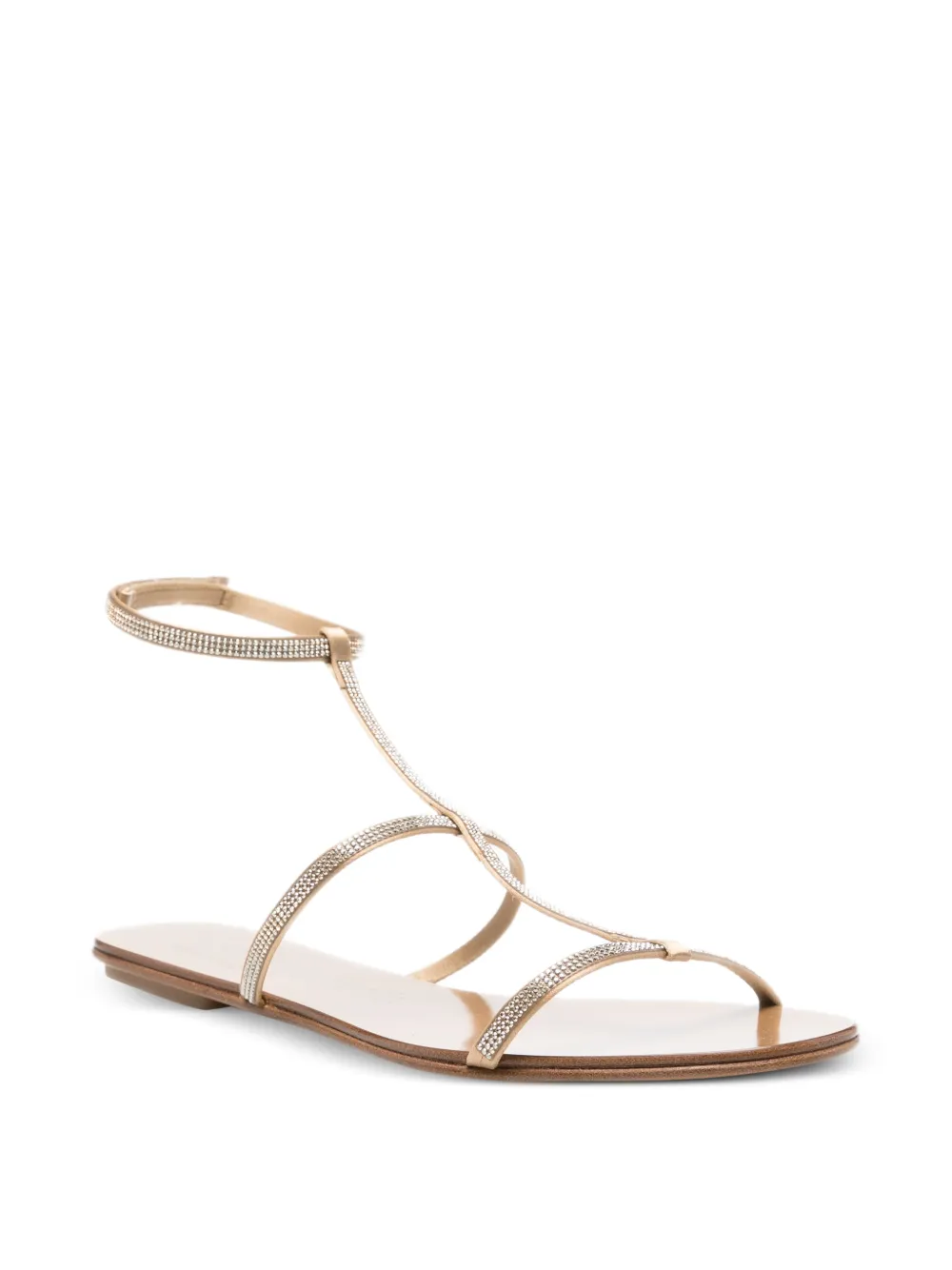Pedro Garcia Enola sandalen met enkelbandje Beige