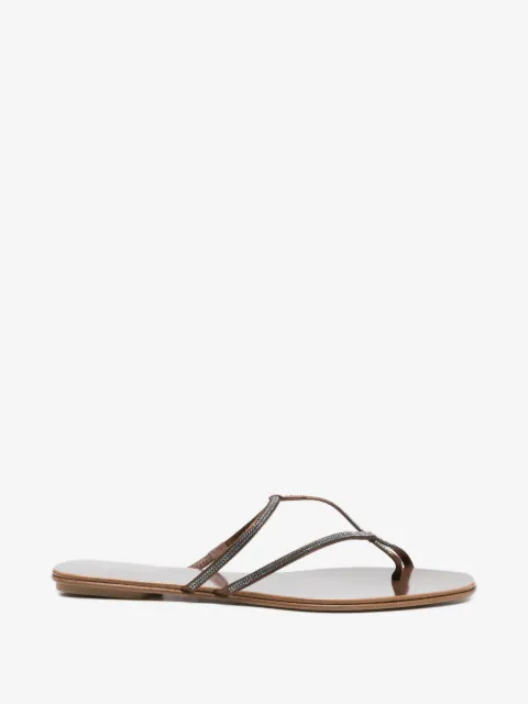 Pedro Garcia Estee T-strap flat sandals