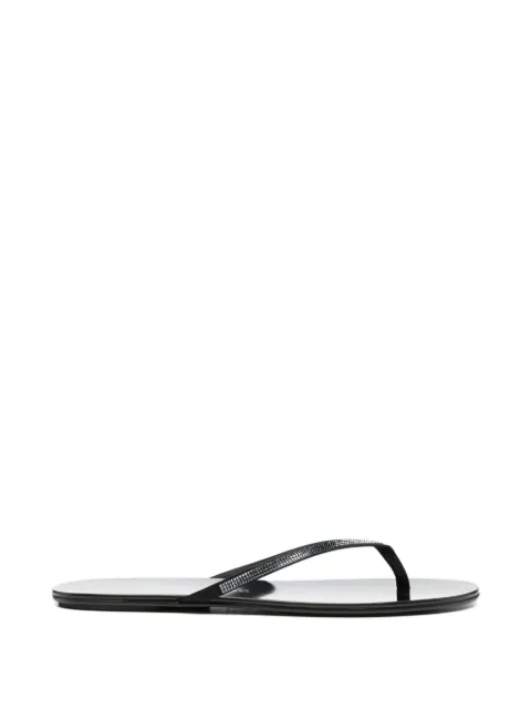 Pedro Garcia Prune embellished-thong flip flops