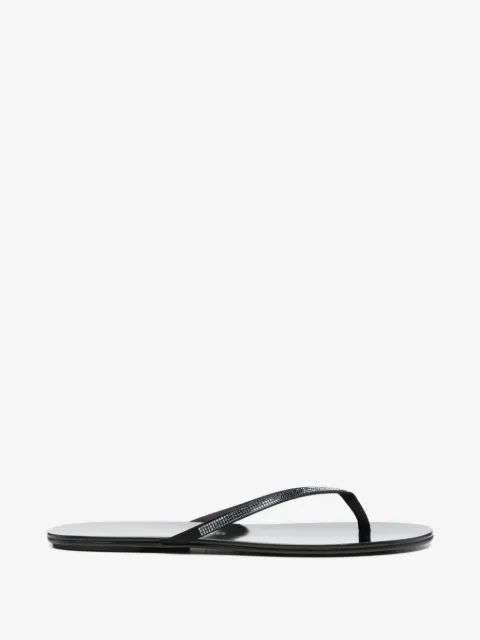 Pedro Garcia Prune embellished-thong flip flops