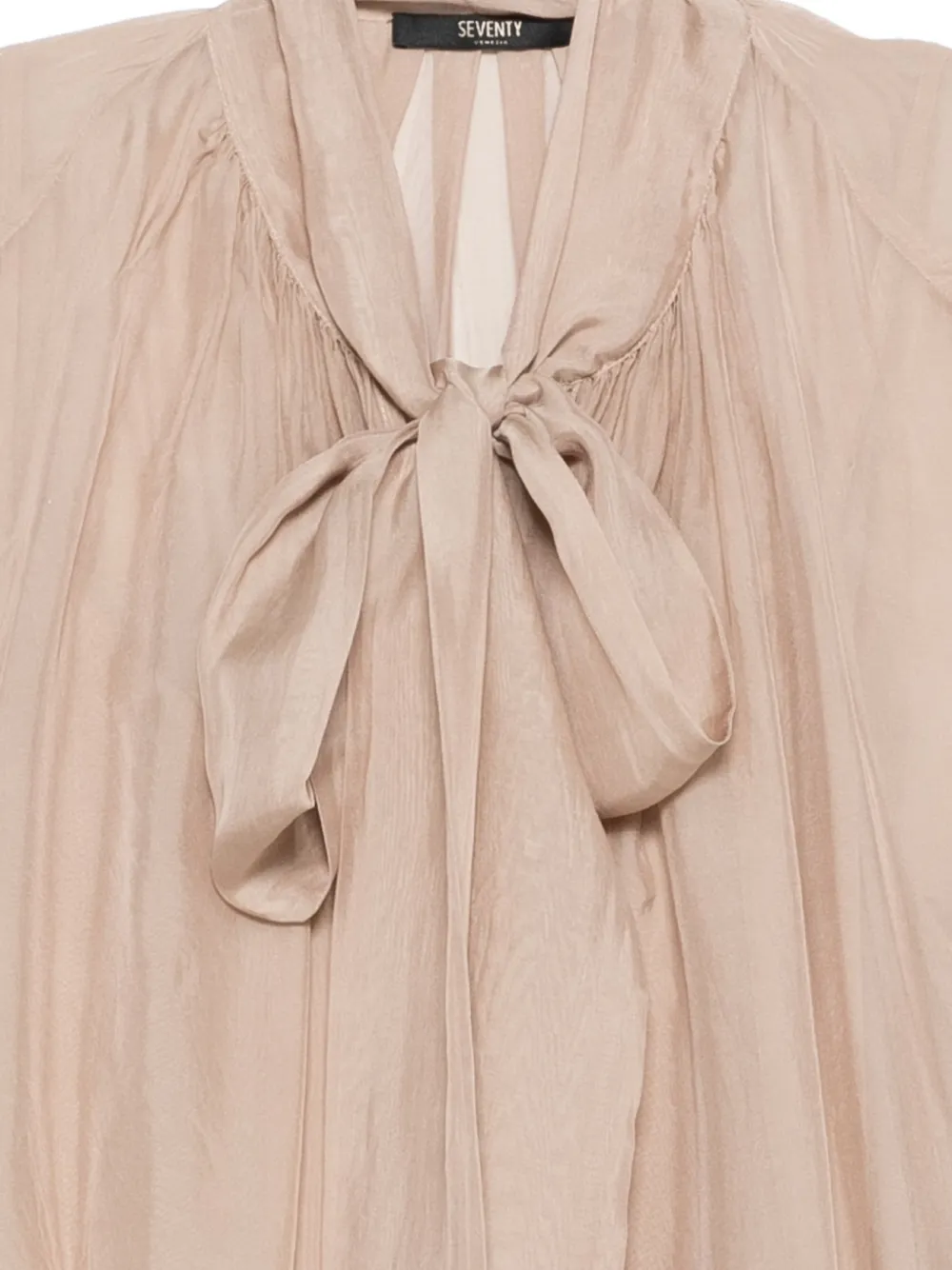  Seventy Tie-neck Top - Neutrals 