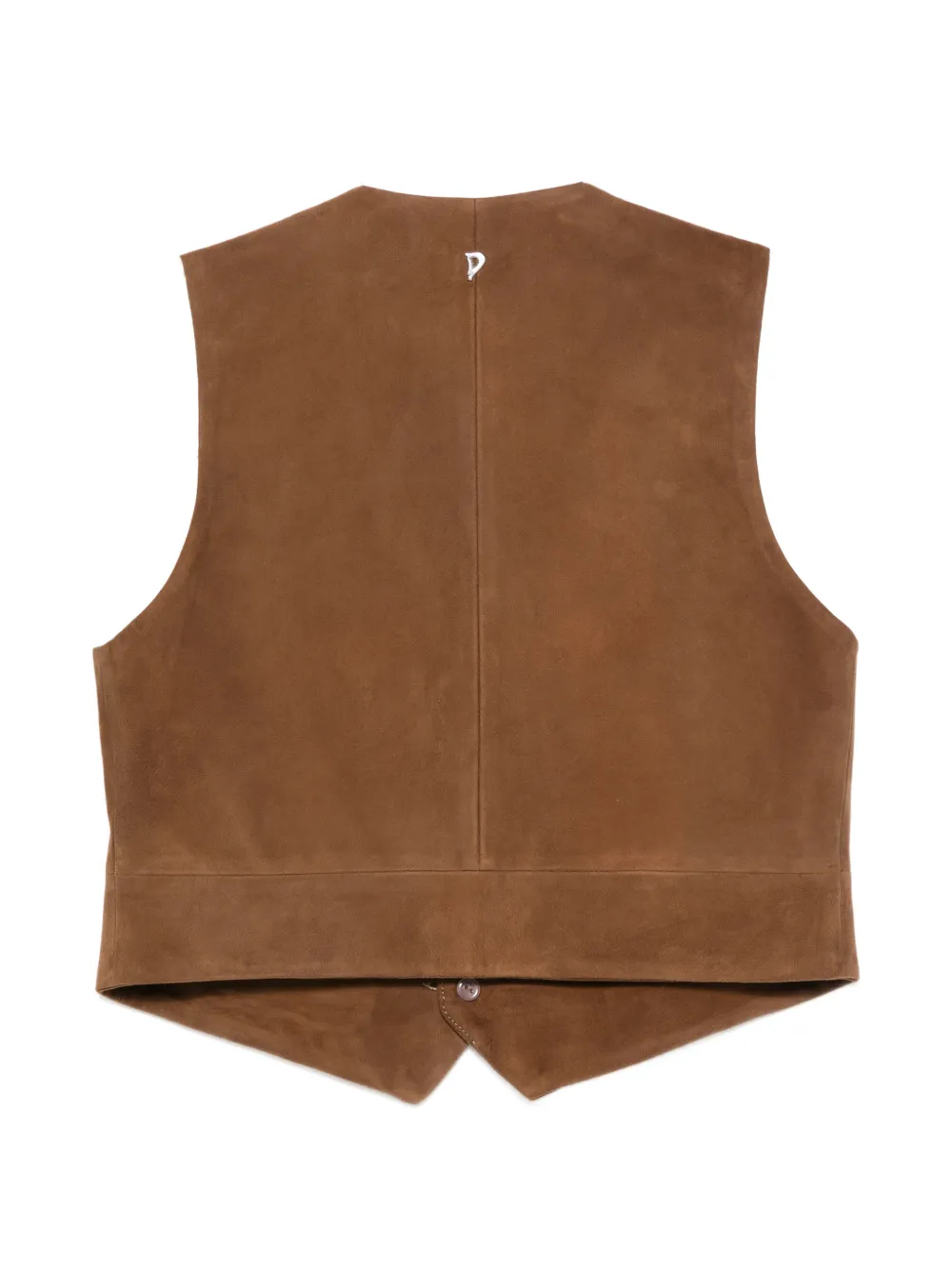  Dondup V-neck Waistcoat - Brown 