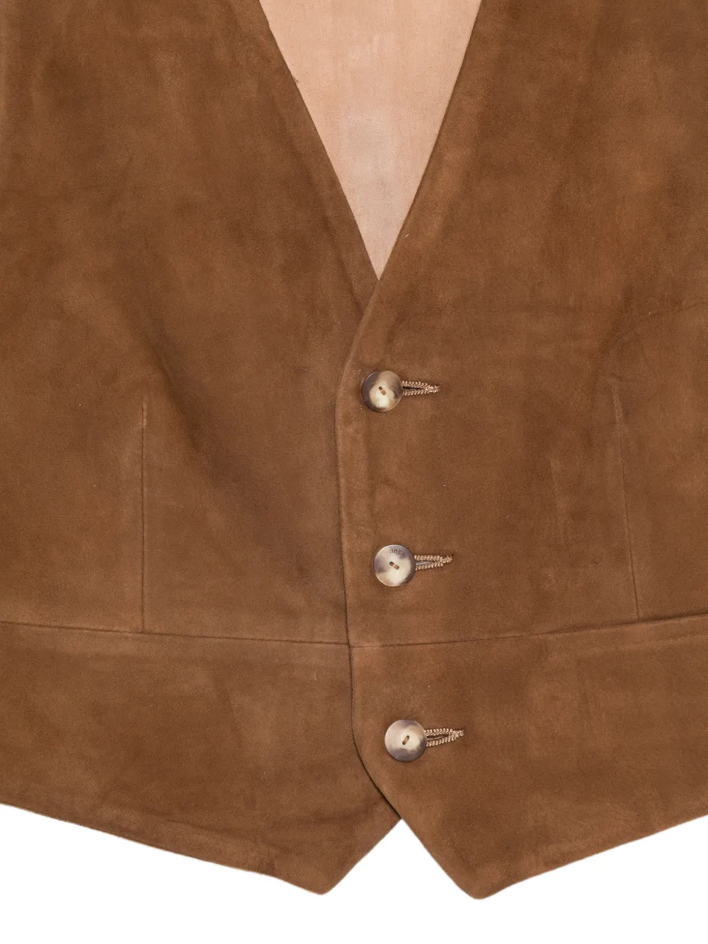  Dondup V-neck Waistcoat - Brown 