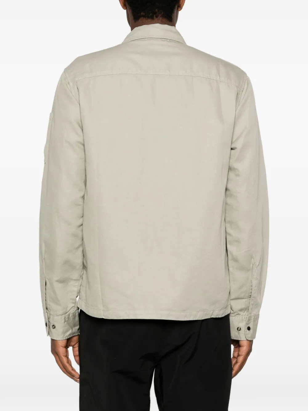 C.P. Company Lens shirtjack met rits Beige