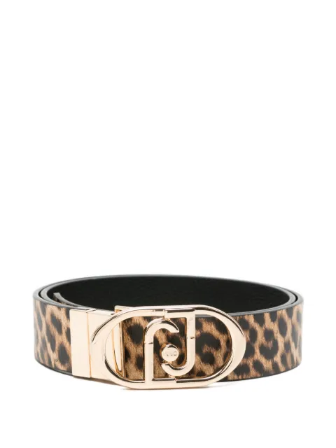 LIU JO reversible animal-print belt