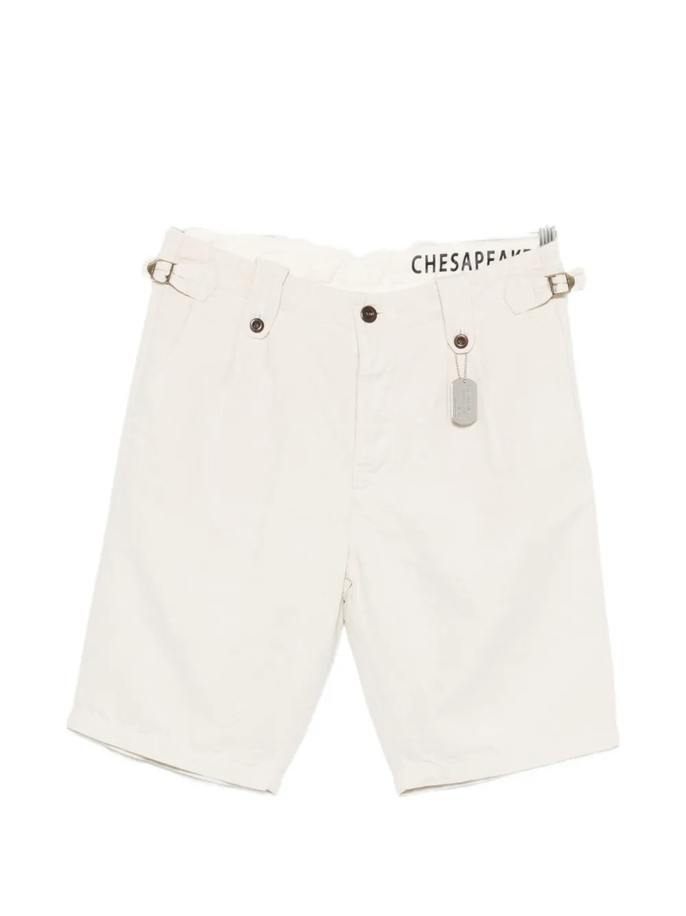 CHESAPEAKES buckle-detail shorts - Toni neutri