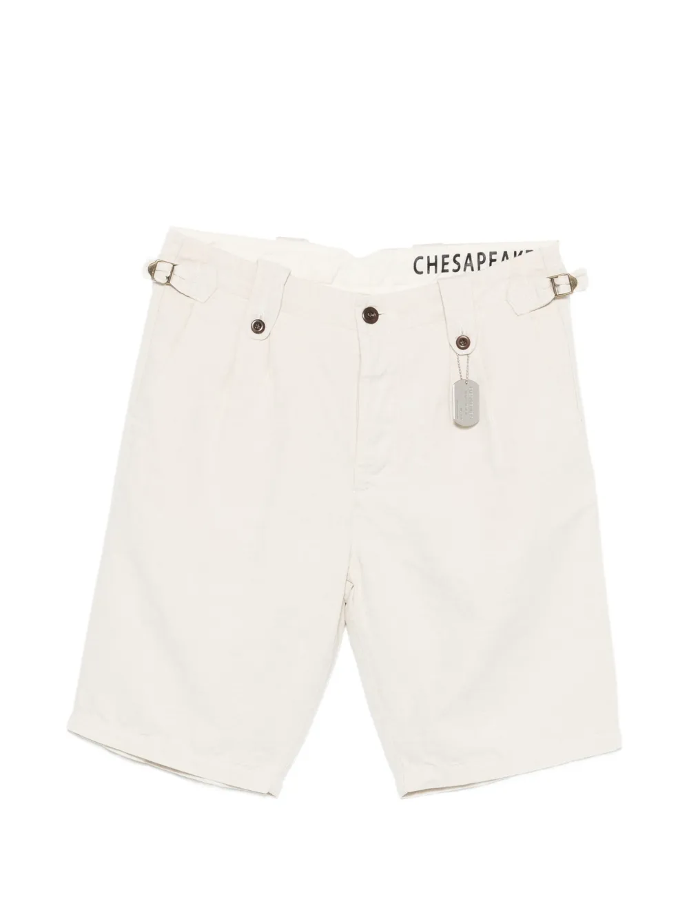 CHESAPEAKES buckle-detail shorts - Toni neutri