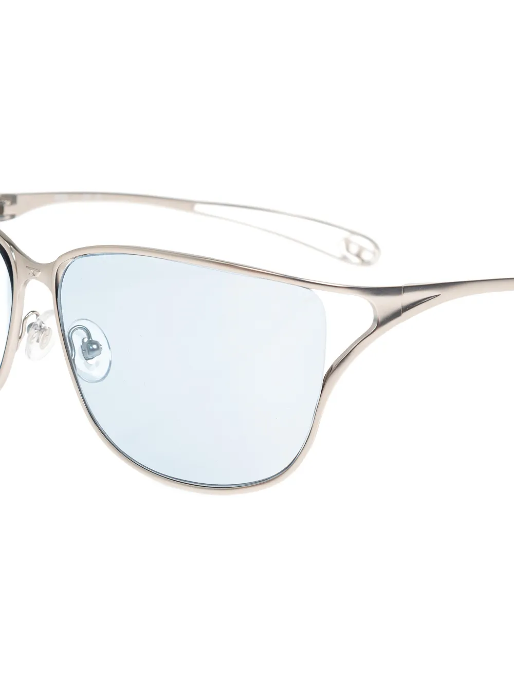  Diesel Dl1019 Geometric-frame Sunglasses - Silver 