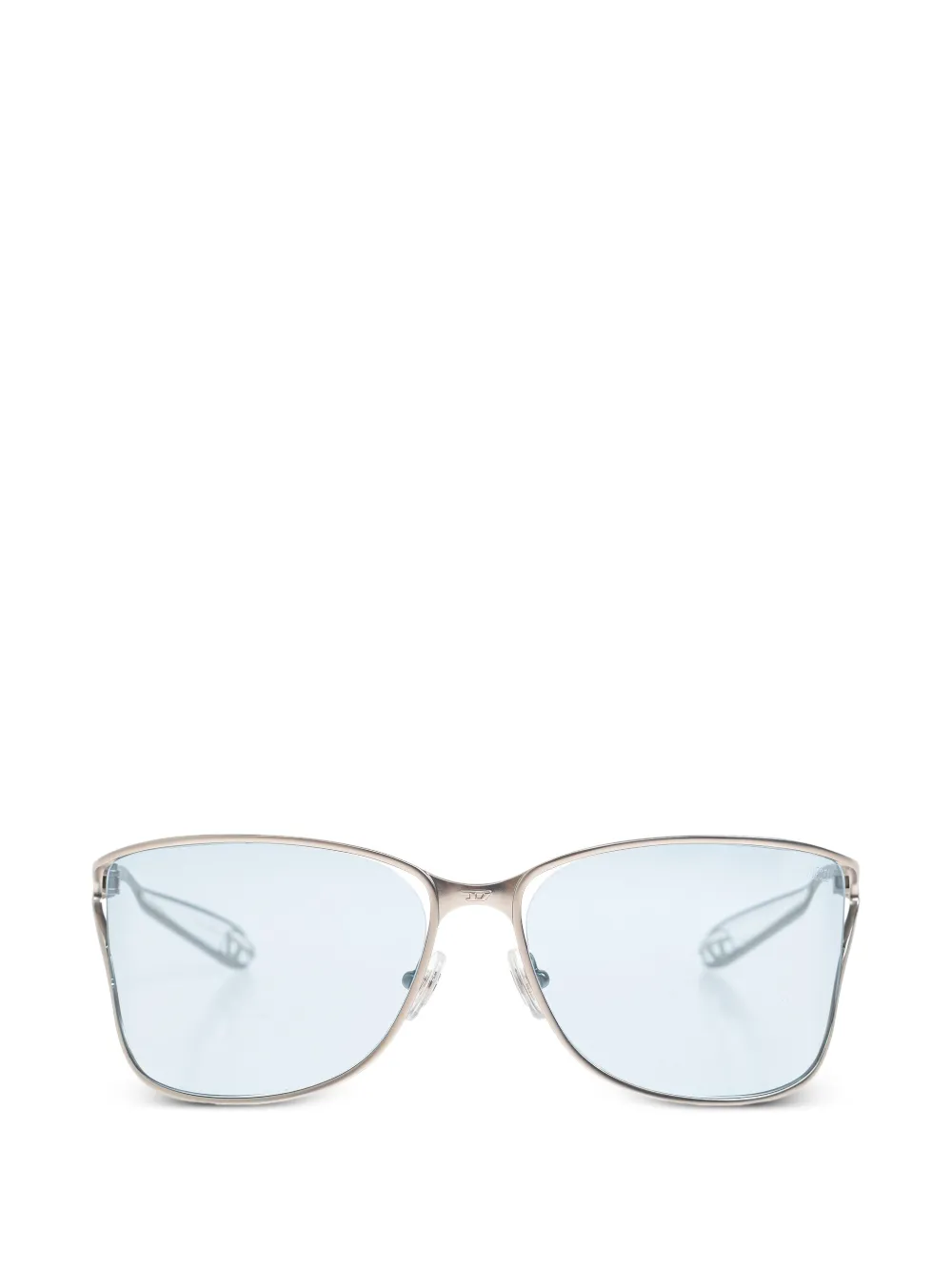 Diesel DL1019 geometric-frame sunglasses - Argento