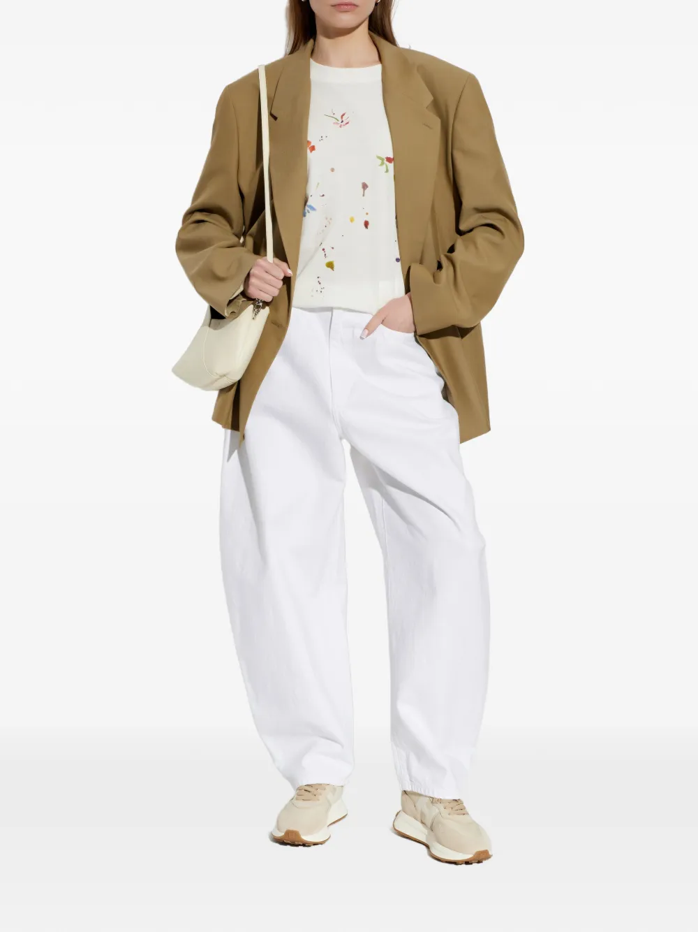  Ps Paul Smith Splatter-print T-shirt - Neutrals 