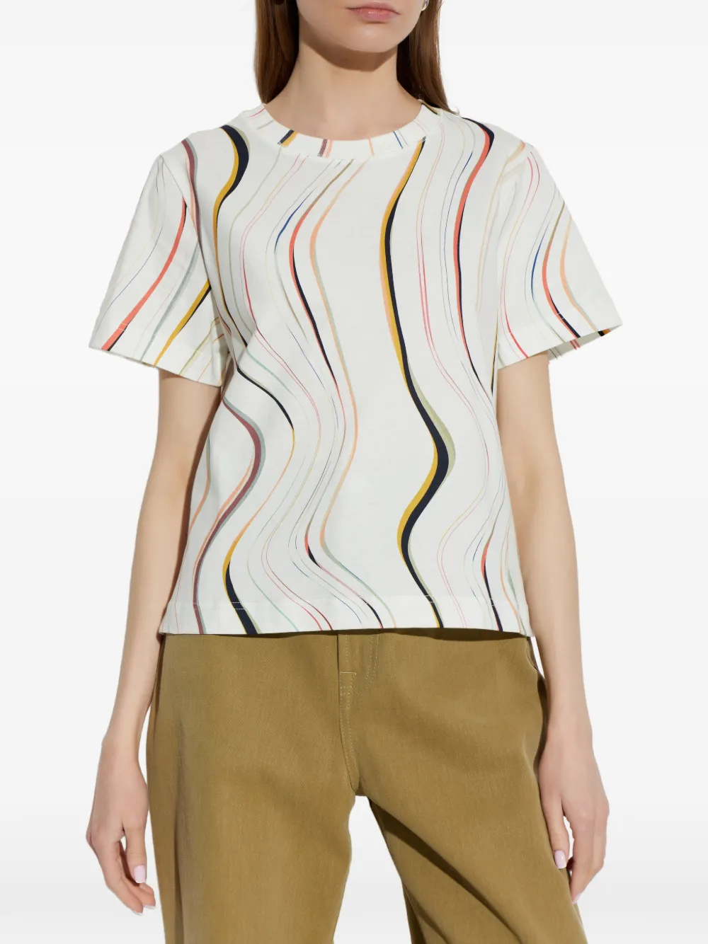  Ps Paul Smith Patterned T-shirt - White 