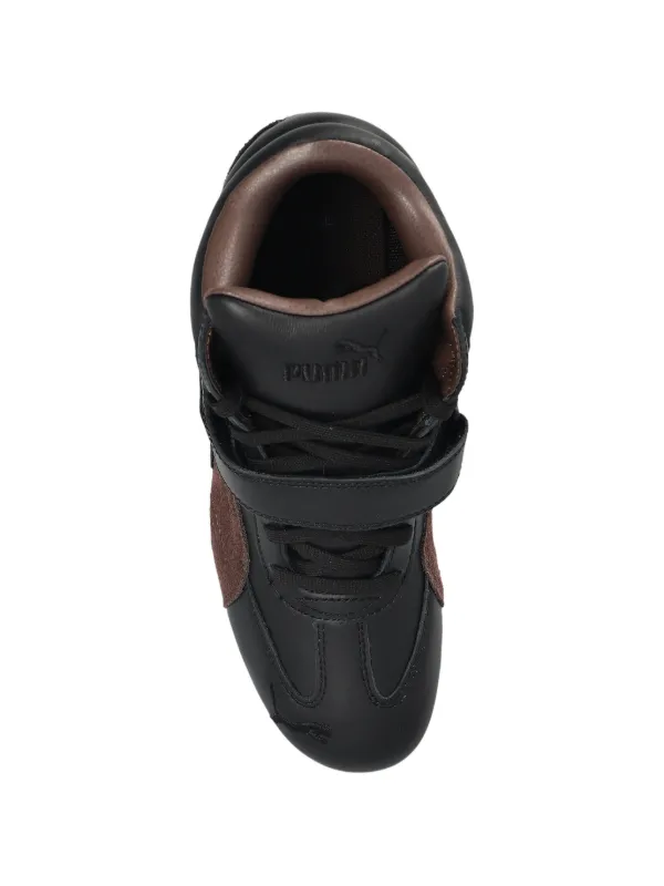 PUMA Speedcat Wedge Leather Sneakers | Black | FARFETCH