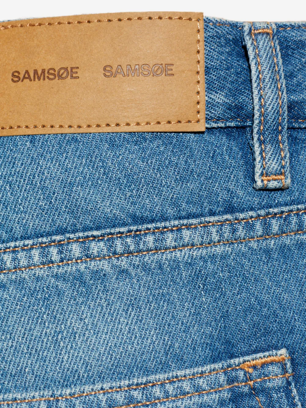 SAMSOE Saedie jeans Blauw