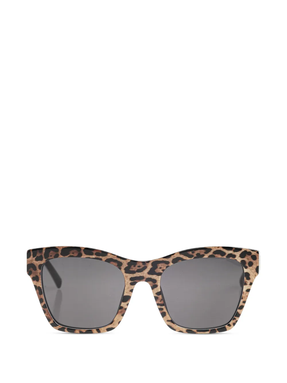 Dolce & Gabbana Eyewear leopard logo sunglasses - Toni neutri