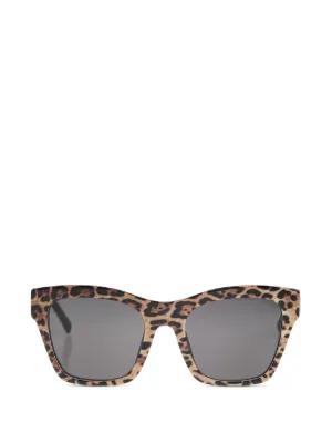 Dolce & Gabbana Eyewear レオパード キャットアイ サングラス