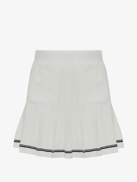 BOGNER Myra pleated striped skirt