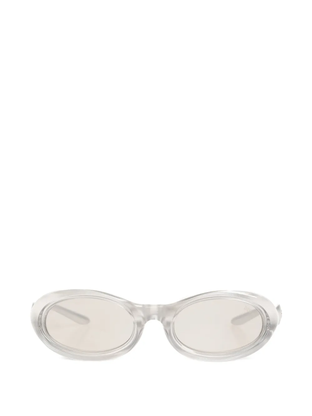Diesel oval-frame sunglasses - Argento