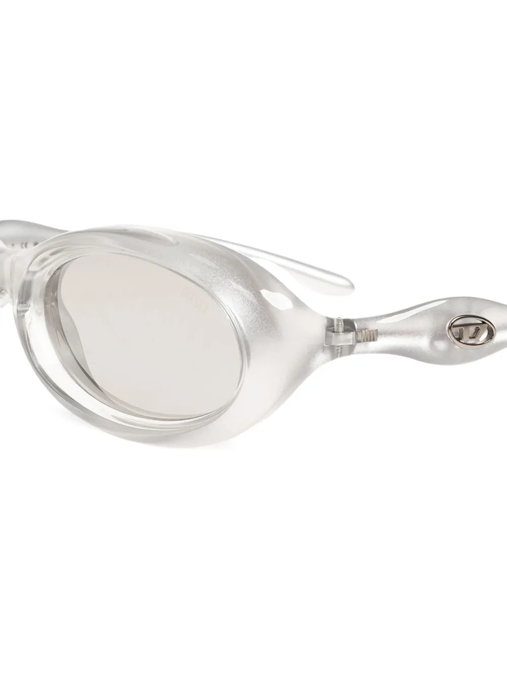  Diesel Oval-frame Sunglasses - Silver 