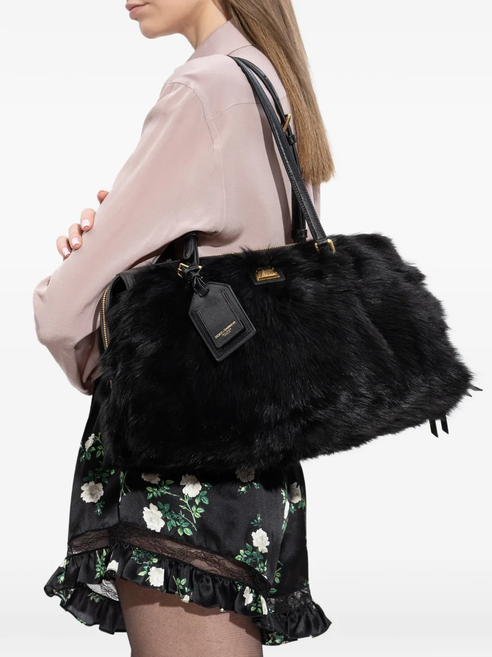Dolce & Gabbana Vittoria shopper Zwart