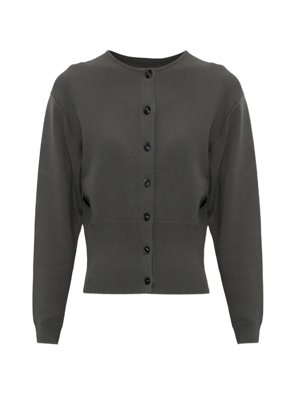 SAMSOE SAMSOE ribbed buttoned cardigan - Grey