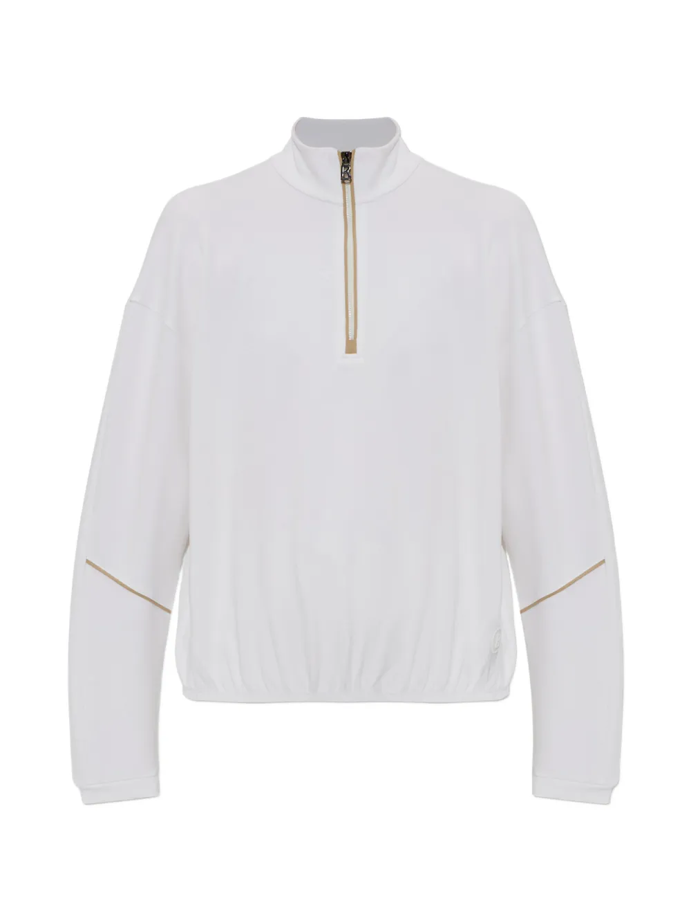 BOGNER Floria zip trim sweatshirt - Bianco