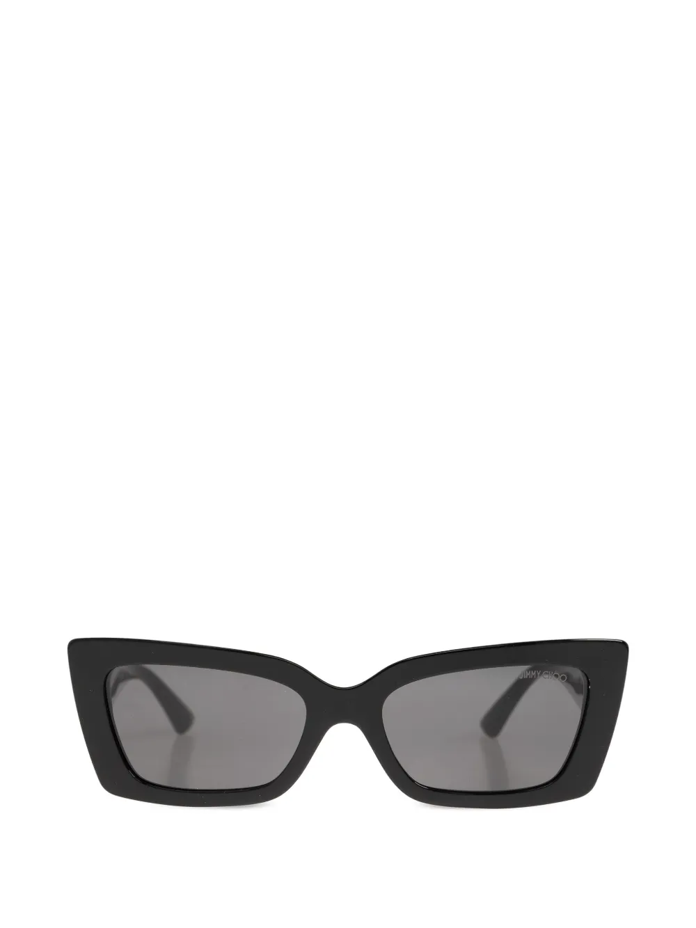 Jimmy Choo logo rectangle sunglasses - Nero