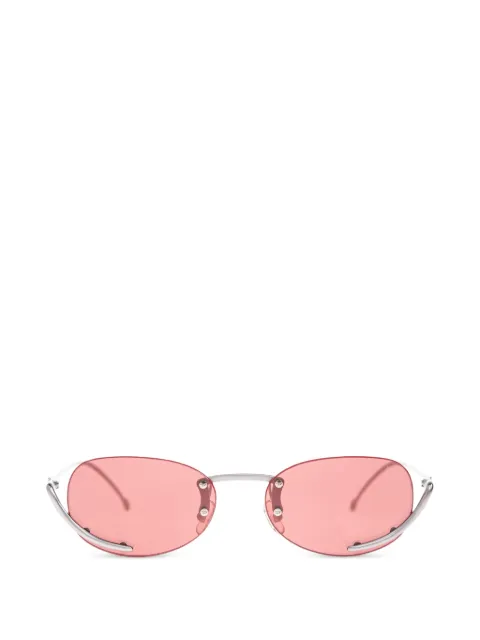 Diesel oval frame sunglasses