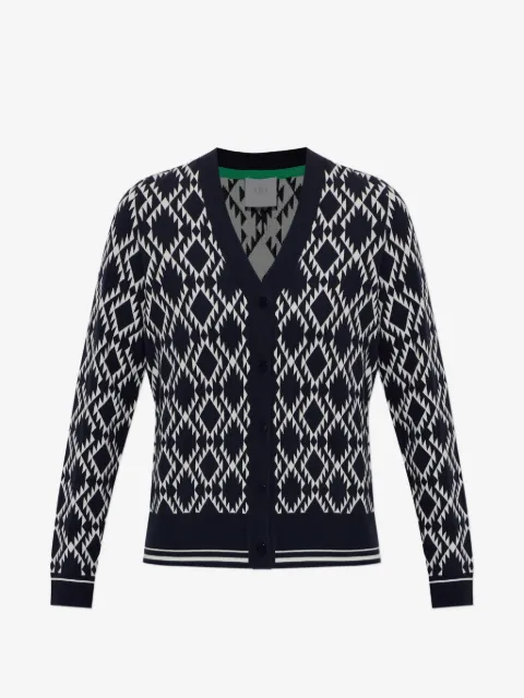 BOGNER Amber diamond-pattern cardigan