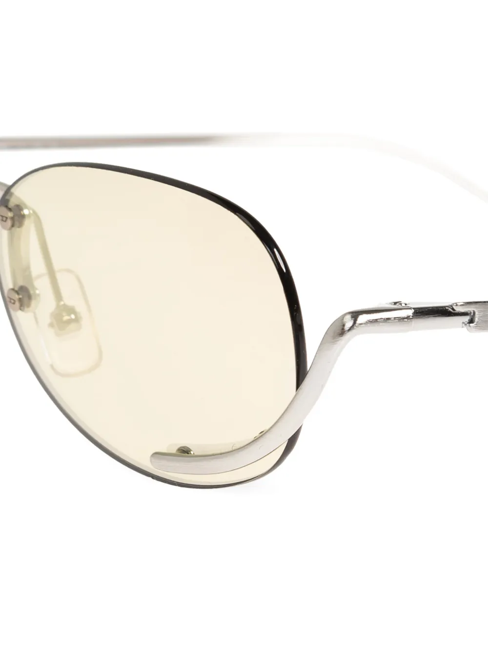  Diesel Oval-frame Sunglasses - Silver 