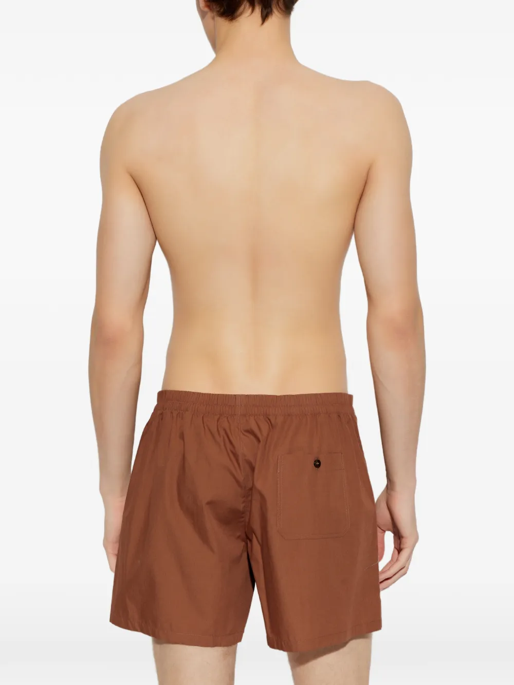 Dolce & Gabbana Katoenen popeline boxershorts Bruin