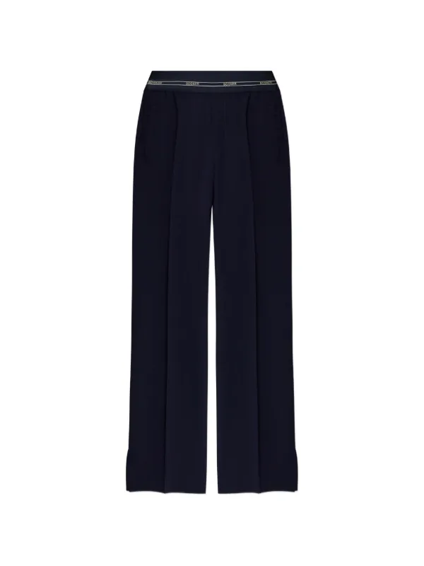 Bogner Marlene Logo-waistband Trousers in Blue