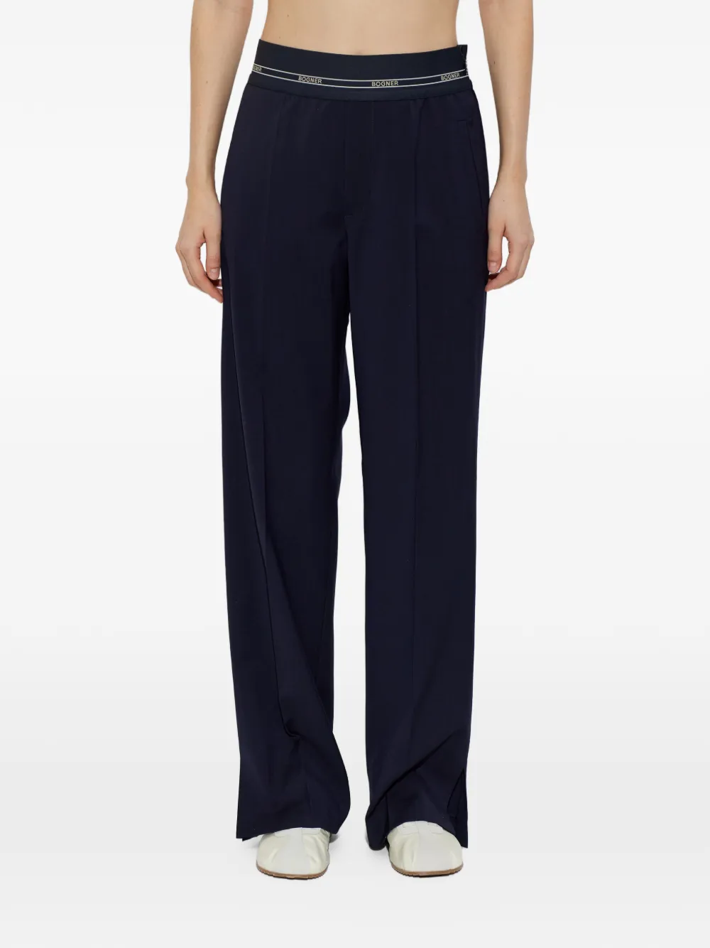  Bogner Marlene Logo-waistband Trousers - Blue 