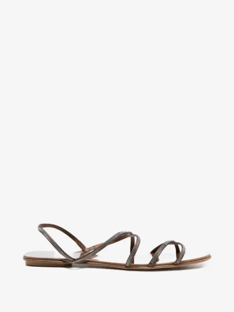 Pedro Garcia Esme crystal-embellished-strap sandals