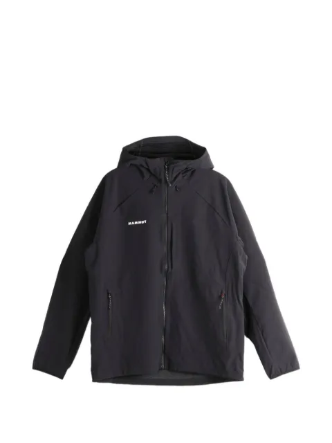 Mammut logo-print hooded jacket