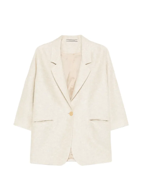 Tagliatore クロップド シングルジャケット | ニュートラル | FARFETCH JP