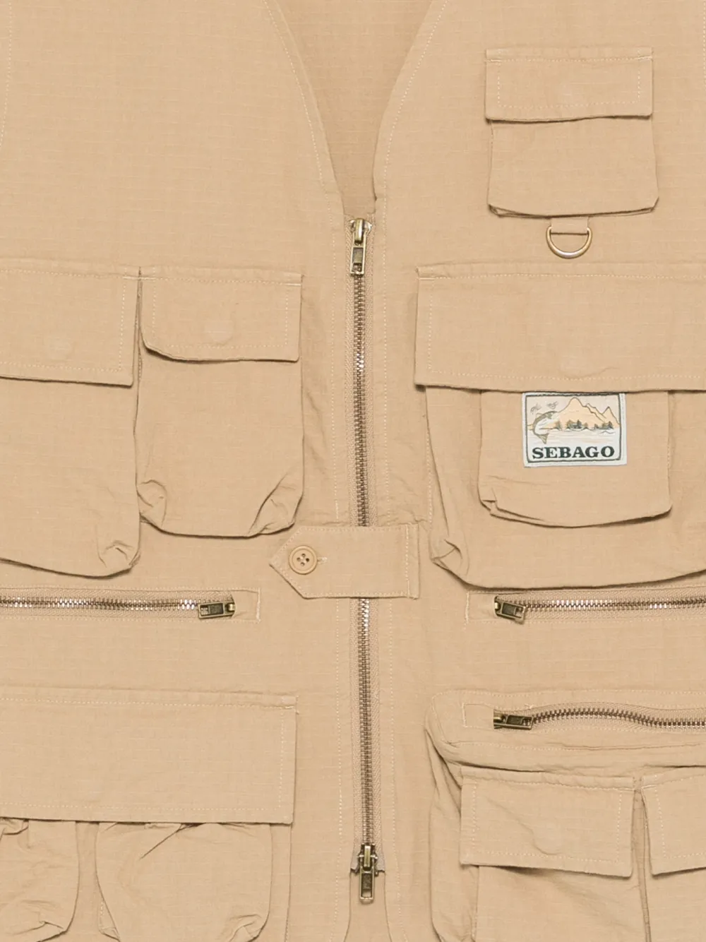  Sebago Downeaster Zip-fastening Gillet - Neutrals 